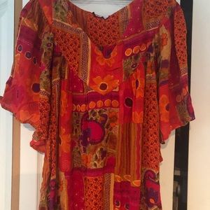 The colors of Fall! Beautiful caftan style dress